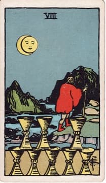 Eight of Cups tarot card