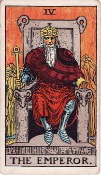 The Emperor tarot card