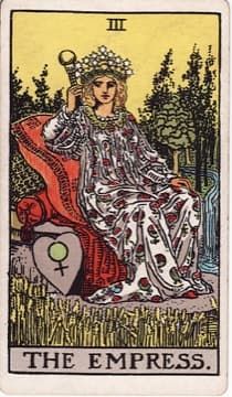 The Empress tarot card