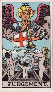 Judgement tarot card