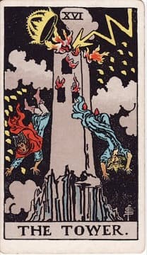 The Tower tarot card