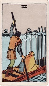 Six of Swords tarot card