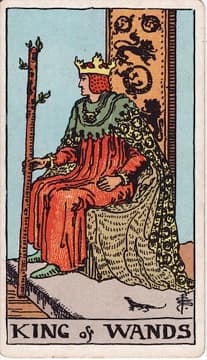 King of Wands tarot card