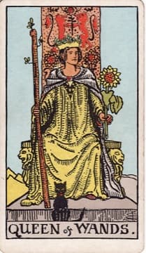 Queen of Wands tarot card